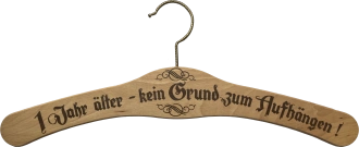 1 Jahr älter - kein Grund zum Aufhängen